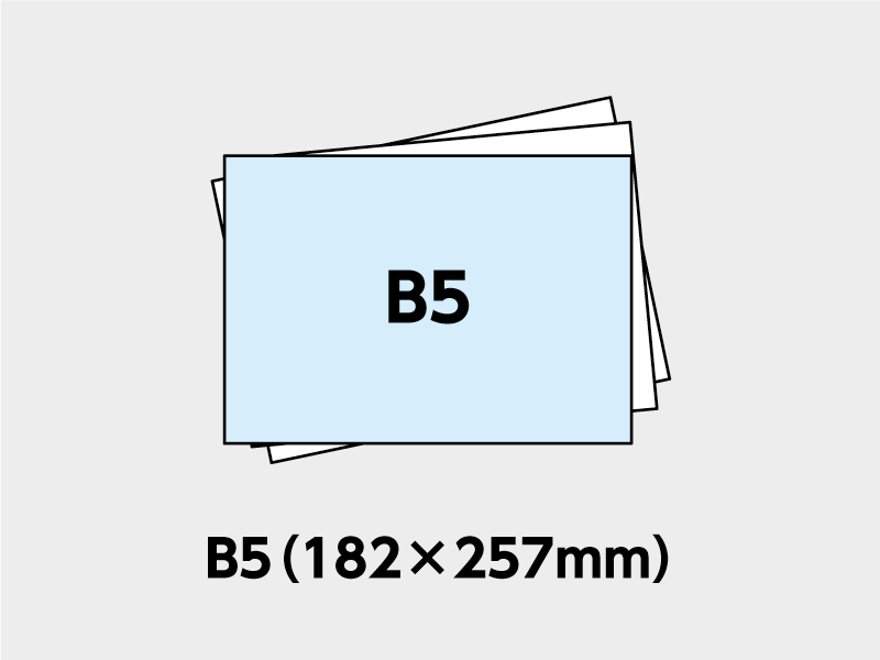 b5サイズチラシのイメージ