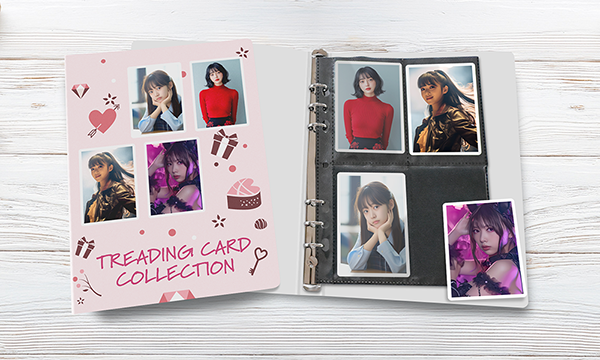 推し活グッズ用オリジナルバインダーのデザインイメージ